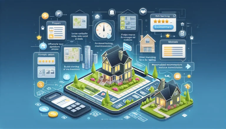 تصميم تطبيق عقاري