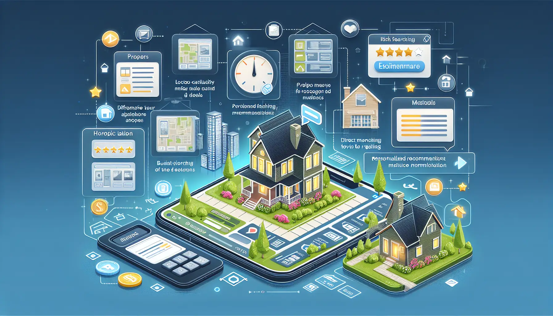 تصميم تطبيق عقاري