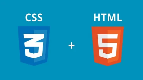 تصميم موقع بلغة HTML و CSS جاهز